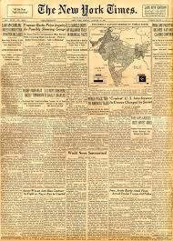 Indian Independence 1947 August 15 Newspaper Design History Timeline Freedom Fighters Of India History Of India