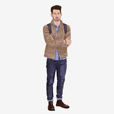 Character Foreigner The Man Male Model Man Clipart Handsome Man Hand Drawn Man Png Transparent Clipart Image And Psd File For Free Download