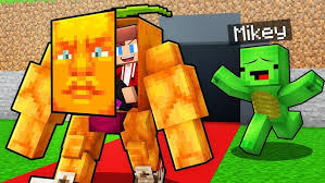 Mikey MOON vs JJ SUN Survival Battle in Minecraft (Maizen)