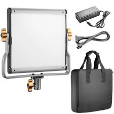 Neewer 480 Led Video Light And Stand Lighting Kit Dimmable Bi Color Led Panel With U Bracket 3200 5600k Cri 96 And 3 6 5 Feet Metal Light Stand For Photo Studio Portrait Youtube Video Photography