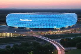 The allianz arena is a football stadium in munich, bavaria, germany with a 75,000 seating capacity. Allianz Arena Football Stadium Herzog De Meuron Arch2o Com