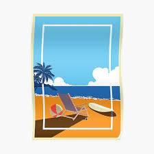All tropical beach artwork choose your favorite tropical beach designs and purchase them as wall art, home decor, phone. Beach Scene Posters Redbubble