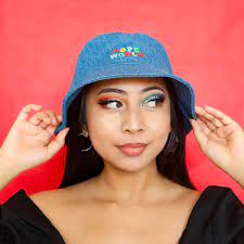 J Hope Inspired Hope World Bucket Hat Denim Bucket Hat Bucket Hat Photoshoot Bucket Hat Outfits