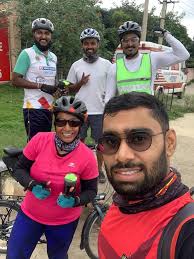 Century ride to Bhajanlal with friends