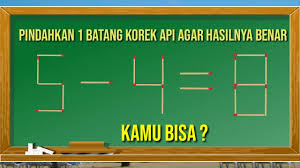 Kami menyelesaikan permainan dan anda akan melihat hasil kerja keras yang hanya membutuhkan waktu beberapa bulan. Tes Iq Anda Dengan Memindahkan 1 Batang Korek Api Youtube