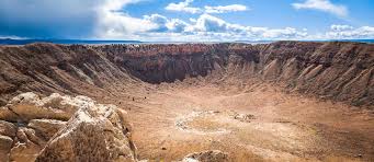 Aerial view of the barringer meteorite crater in flagstaff, arizona, september 2010, showing evidence of the impact of celestial objects upon the earth. Nature S Gift Incredible Volcanic And Meteor Craters