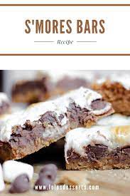 S More Bars Lolo S Desserts Simple And Accessible Recipes For The Home Cook Chocolate Dessert Recipes Desserts Dessert Recipes