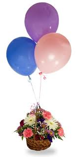 Send flowers abroad from the uk with direct2florist international same day flower delivery. Best Wishes Basket And Balloons Miami Flower Delivery Flower Delivery Miami Online Florist Miami
