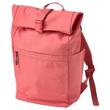 Starttid Backpack Pink Red Volume 5 Gallon Ikea Pink Backpack Backpack Fabric Backpacks