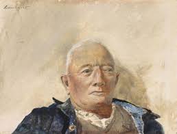 RICHARD TAYLOR (American, 1902-1970) The Document, Watercolor and ink