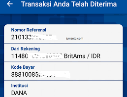 Pilih menu transaksi lain, kemudian pilih menu pembayaran. Cara Top Up Dana Lewat Bri Atm Mobile Banking Dan Internet Banking