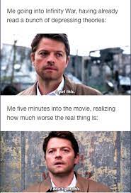 Check spelling or type a new query. Infinity War I Definitely Don T Got This Supernatural Funny Supernatural Fans Marvel Memes