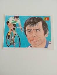 Joaquim Agostinho cyclist portuguese sticker vintage rare