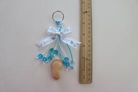 Blue Keychain Favor Baby Shower Keychain For Baby Boy Blue Keychain Keychain As Favors Baby Sho Baby Shower Favors Baby Shower Baptism Favors