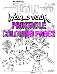 Print trolls coloring pages for free and color our trolls coloring! Free Printable Trolls World Tour Coloring Pages Activities