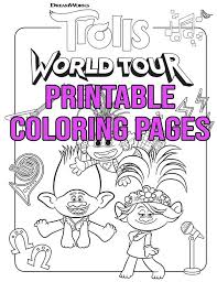 All new characters branch, barb, queen essence and others. Free Printable Trolls World Tour Coloring Pages Activities