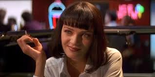 Uma Thurman S Pulp Fiction Chop Pulp Fiction Kill Bill Uma Thurman Pulp Fiction