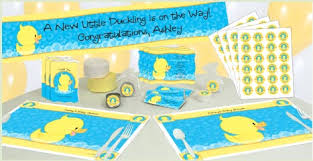 Duck party cake ideas, duck dessert table, duck party decorations and supplies, invitations and favors for a memorable duck baby shower party, games, free party printables @ www.babyshowerideas4u.com. Epr Retail News Simplybabystuff Com Introduces New Ducky Duck Themed Baby Shower Decorations