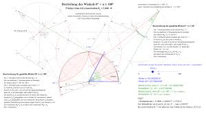 Maybe you would like to learn more about one of these? Dreiteilung Des Winkels Prinzip Linse Geogebra