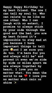 Short Birthday Text For Best Friend Pin On Best Friend