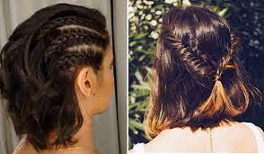 To create this african braided hairstyle, start by braiding neat box braids at the root then gradually plait your hair with some simple ghana braids. Cute Braided Hairstyles For Short Hair Be Beautiful India