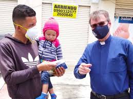A christian priest, especially in the armed forces 2. Der Padre Martin Schlachtbauermit Dem Grossen Herzen In Quito Oberammergau