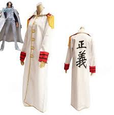 One piece has three great powers that maintain the balance in the world: One Piece Cosplay Navy Marine Justice Cloak Coat Admiral Sakazuki Admiral Akainu Cosplay Costume Wish
