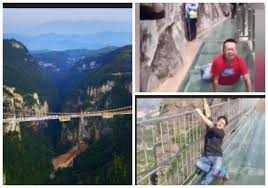 Vice general manager joe chen of the zhangjiajie canyon tourism management co. Watch Petrified Visitors At China S Popular Glass Bridge What S On Weibo