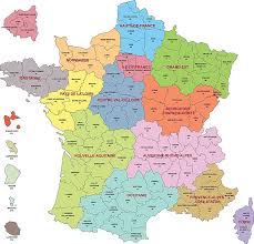 France is divided into 27 regions, 101 departments, 343 districts (arrondissements), 4 058 townships (cantons) and 36 699 towns (communes). Regions Of France Worldatlas