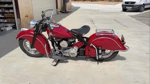 Image result for Indian Red 1946 Motorcycle