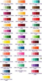 cms icing color chart frosting icing color chart icing