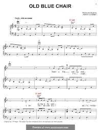 Old Blue Chair By K Chesney Blue Chair Country Music Lyrics Kenny Chesney
