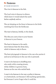 Naomi Shihab Nye Famous Simplicity Vocation Perspective Trust Writing Poetry Cool Words Poem A Day
