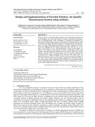Php xml parser for air pollutant index. Design And Implementation Of Portable Outdoor Air Air Pollution Internet Of Things