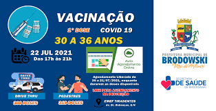 Não preencha este formulário se tem outro agendamento confirmado ou já recebeu a 1ª dose da vacina. Vacinacao Contra A Covid 19 30 A 36 Anos Prefeitura De Brodowski
