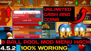 Play on the web at download the latest update now to get your hands on the new content! 21 Features 8 Ball Pool Version 4 5 2 Mega Mod Menu 100 Working No Root Required Youtube