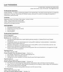 clinical specialist resume example
