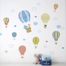 Wandtattoo Aufkleber Wandsticker 30x90cm Heissluftballon