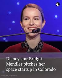 Bridgit Mendler, former Disney Channel actress turned aerospace startup  founder, debuted her company Northwood Space at the 40th annual Space  Symposium