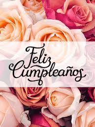 Lots of free spanish lessons, words & phrases,advice. Happy Birthday Flower Card In Spanish Feliz Cumpleanos Birthday Greeting Cards By Davia