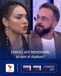 Einxhel apo Meridianin? Kë doni të shpëtoni? 🤔 Big Brother Albania VIP,  çdo të martë e të premte në Top Channel dhe 24/7 LIVE në DigitAlb me dy  kanale të dedikuara, si