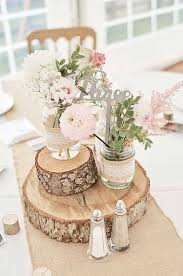 Birch tree slices for your. 75 Original Barn Wedding Centerpieces Weddingomania