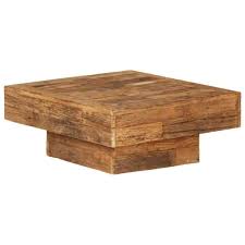 Table Basse En Bois Massif De Recuperation 70x70x30 Cm L5t3 70x70x30 Basse Bois Cm De En L5t3 Mas Table Basse Bois Table Basse Table Basse Bois Massif