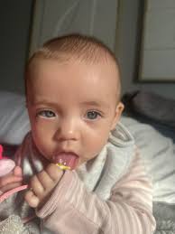 My little newborn is 7 months old 🥺 You've taught me a different type of  love that not many people can explain. Seeing you grow into the beautiful  baby girl you are