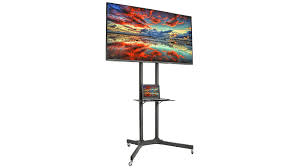 This is another great corner tv stand to go with, mainly because of its tall and fairly narrow build. Best Rolling Tv Stand For Your Office Small Business Trends