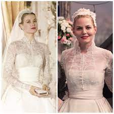 Grace Kelly Princess Of Monaco Emma Ouat Same Wedding Dress Grace Kelly Wedding Grace Kelly Wedding Dress Princess Grace Wedding Dress