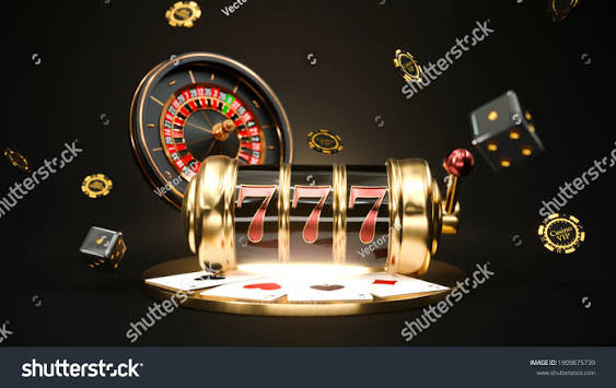Casino Background Slot Machine Roulette Wheel Stock Illustration 1909875739  | Shutterstock