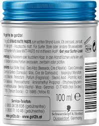 Bullfrog high definition glossy pomade haarpaste 50 ml 9,95 € * (19.90 €/ 100 ml) flaconi.de : Schwarzkopf Got2b Matt Paste Strand Matte 100 Ml Dauerhaft Gunstig Online Kaufen Dm De