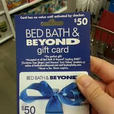 Bed bath & beyond egift cards are available from $5 to $300 or you can pick up a physical gift card with a balance of between $5 and $500. Bed Bath Beyond 5 Tips
