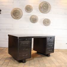 Bonnes affaires bureau bois ancien. Ancien Bureau Industriel 1960